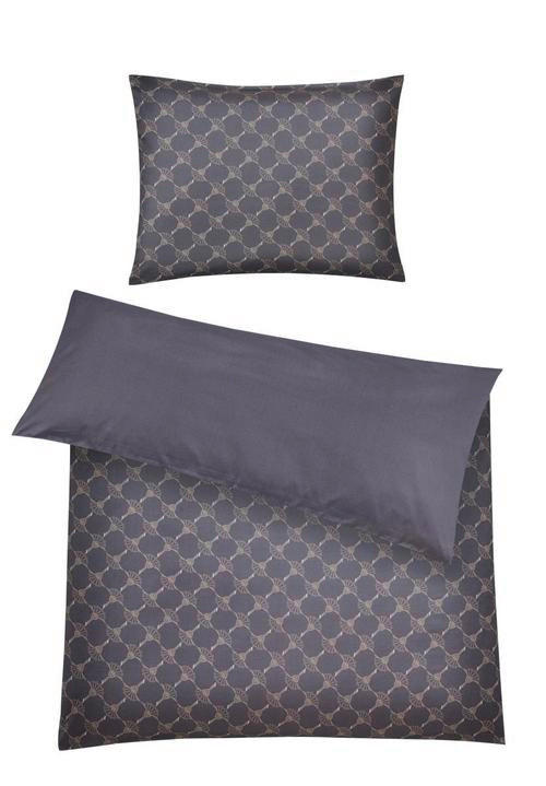 WENDEBETTWÄSCHE Makosatin 140/200 cm  - Dunkelgrau, Design, Naturmaterialien/Textil (140/200cm) - Joop!