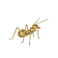 DEKOAMEISE - Goldfarben, LIFESTYLE, Kunststoff/Metall (19,3/12,5/12cm) - Ambia Home