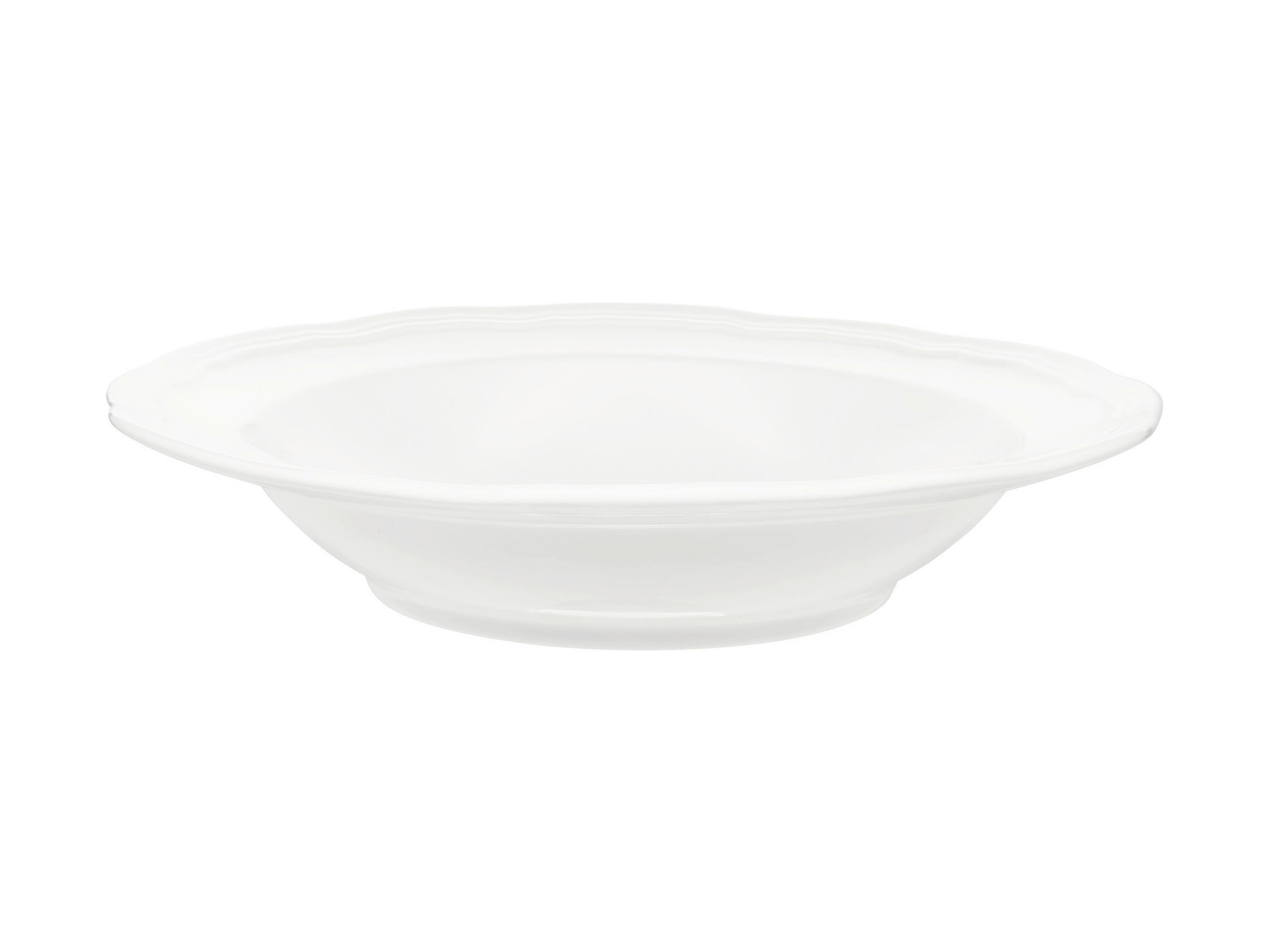 HLUBOKÝ TALÍŘ porcelán keramika  - bílá, Basics, keramika (23.4/4.5/23.4cm)