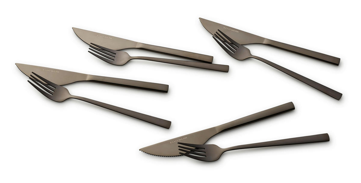 PRÍBOR NA PIZZU ušľachtilá oceľ,  - čierna, Basics, kov (23cm) - Echtwerk