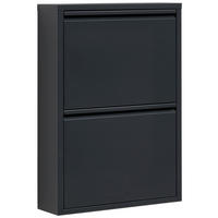 OMARA Z LOPUTAMI ZA ČEVLJE antracit - antracit, Basics, kovina (50/70,5/15cm) - Carryhome