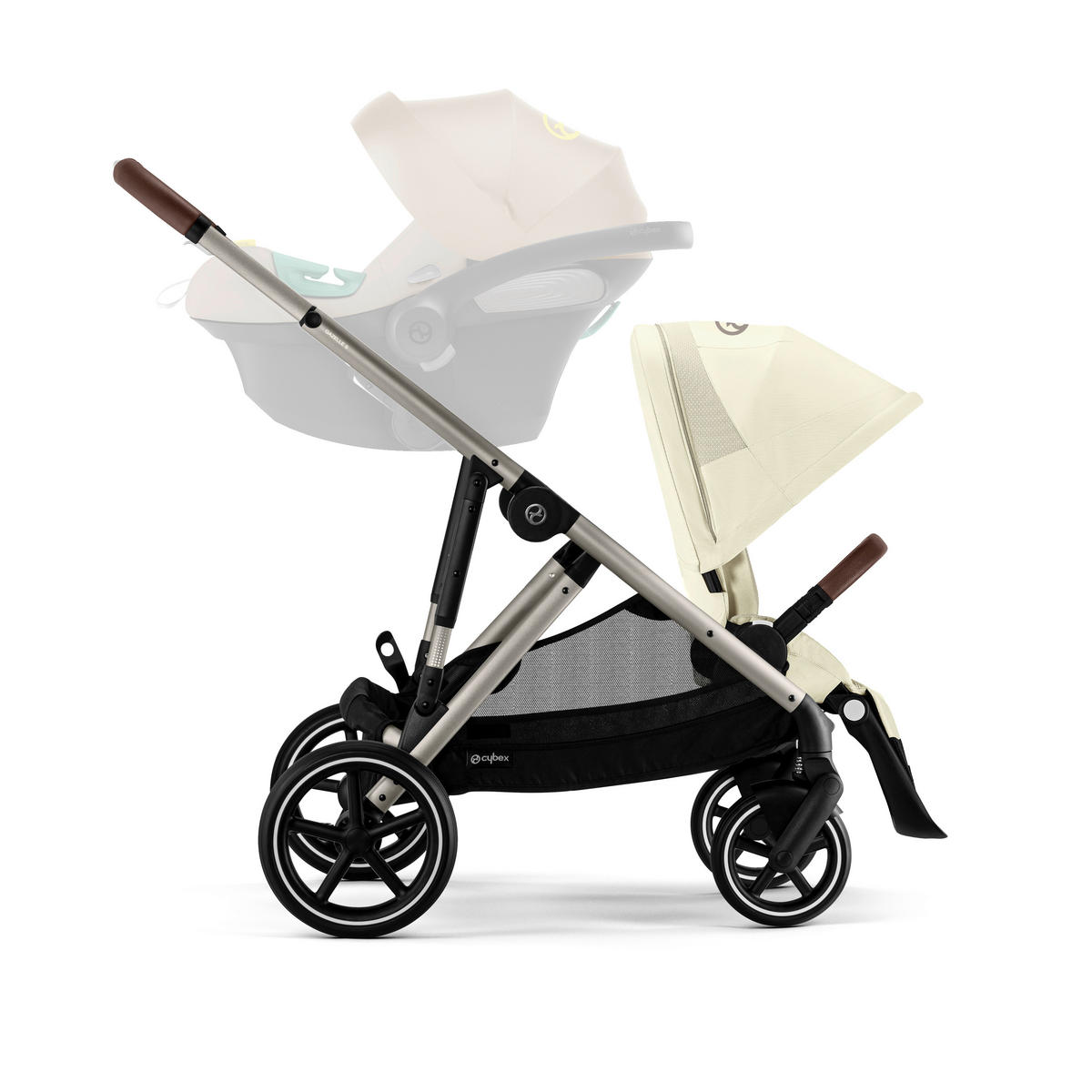 DJEČJA KOLICA  GAZELLE S  - bež/taupe, Basics, tekstil/metal (93-106/65/100-110cm) - Cybex