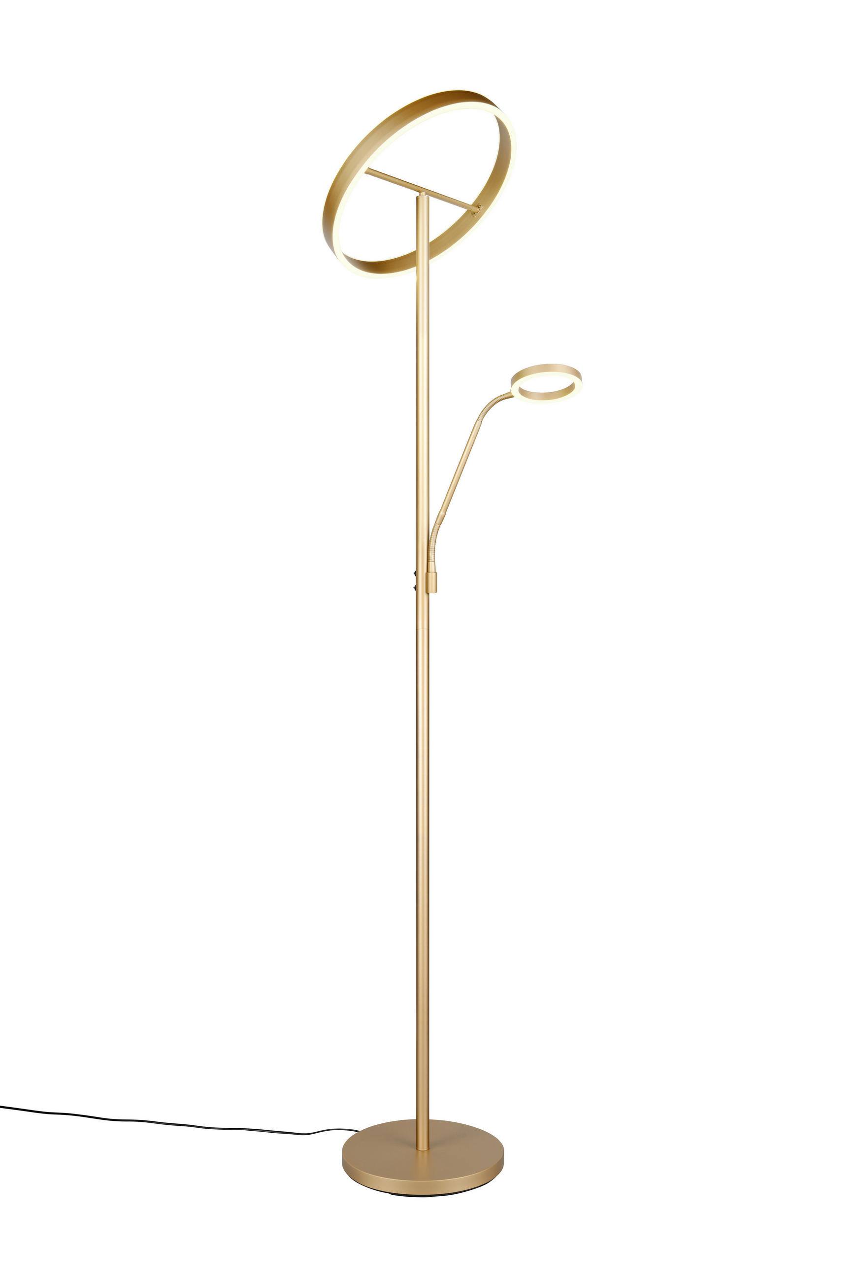 LED-GOLVLAMPA 40/180 cm    - guldfärgad, Design, metall (40/180cm) - Trio Leuchten