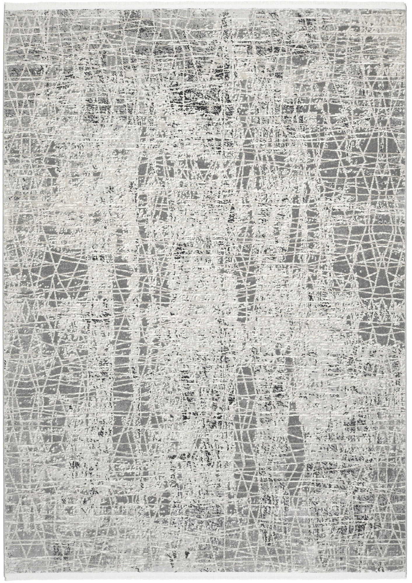 Dieter Knoll Teppich Thalmar Grau, Hellgrau 65x130 cm