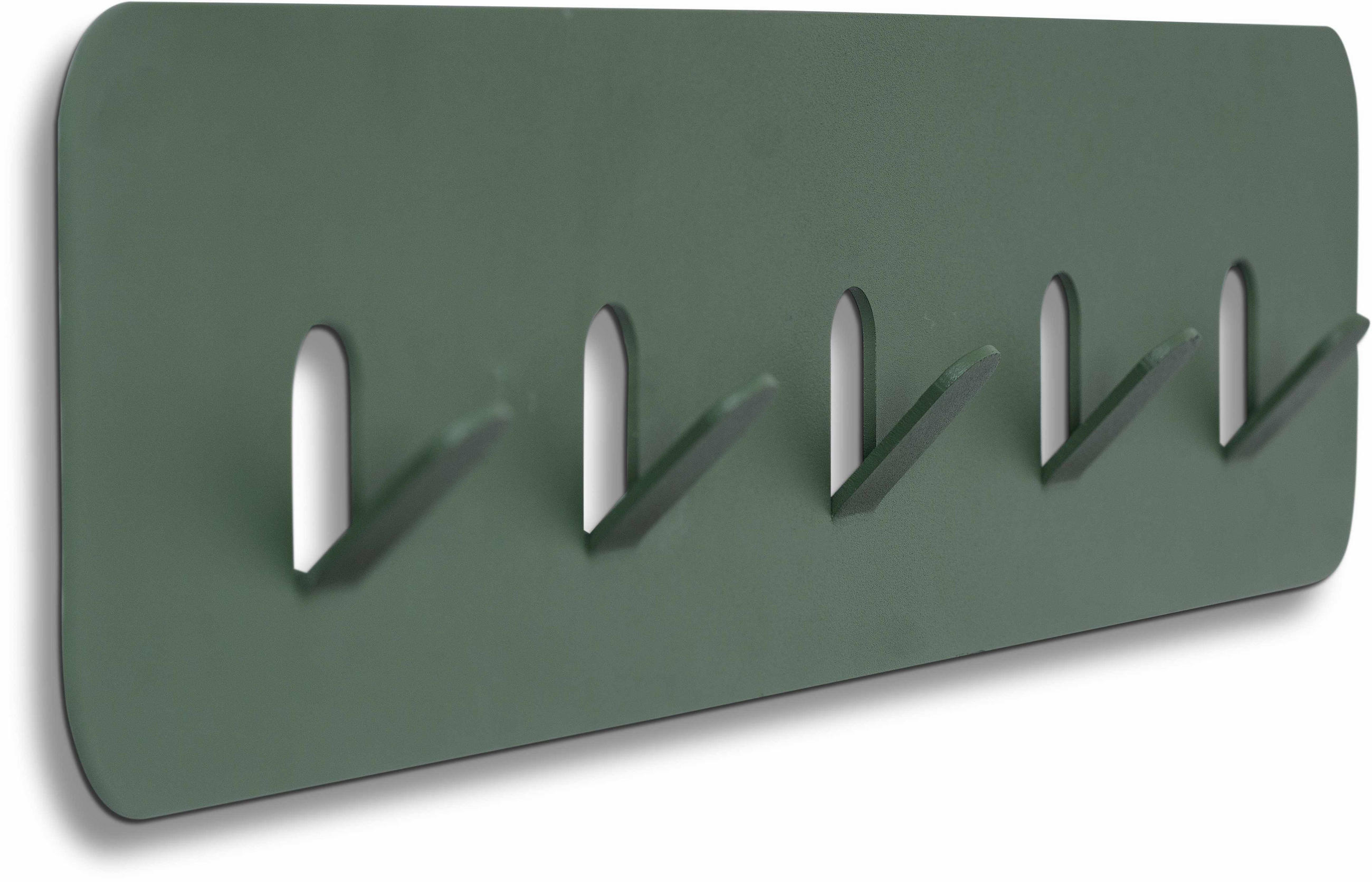 HAKENLEISTE  in Grün  - Grün, Design, Metall (50/10/3cm) - Xora