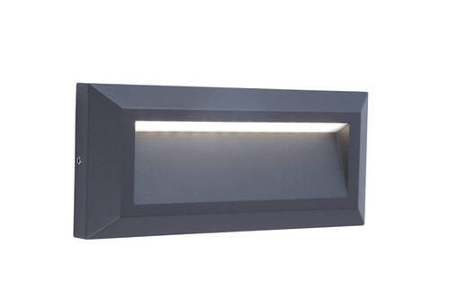 AUßENWANDLEUCHTE   - Anthrazit, Design, Metall (10,10cm)