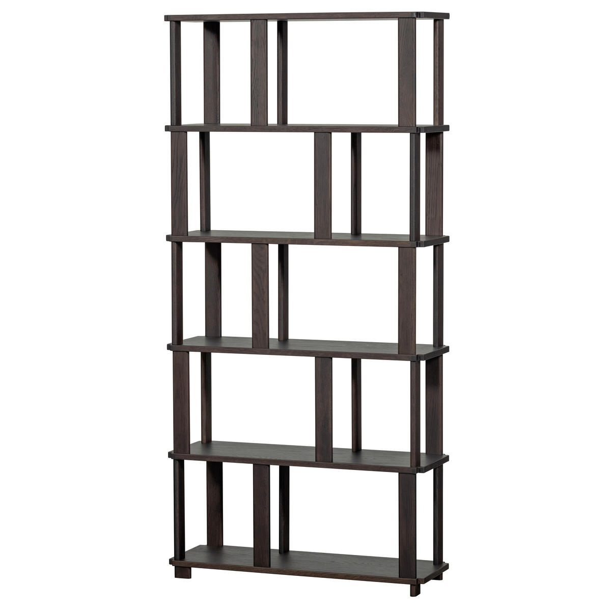 REGAL  90/186/30 cm Dunkelbraun  - Dunkelbraun, Design, Holz (90/186/30cm) - Livetastic