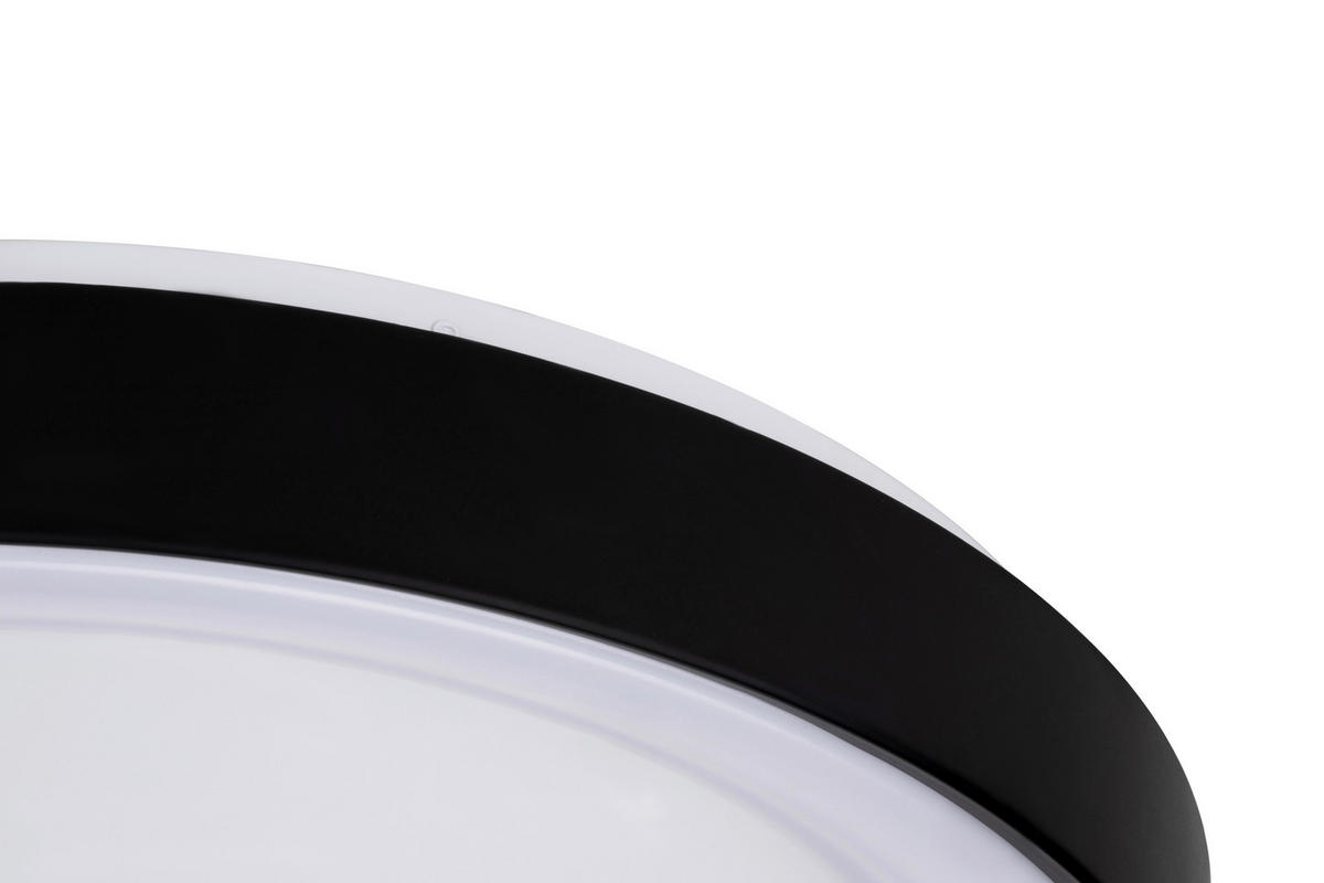 STROPNA LED-SVETILKA   40 W/4300 lm/2700-6500 K/220-240 V/ - črna, Basics, kovina/umetna masa (50/8,5cm) - Novel
