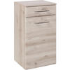 UNTERSCHRANK 40/79/35 cm   - Chromfarben/Buchefarben, KONVENTIONELL, Holzwerkstoff/Metall (40/79/35cm) - Xora