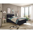 BOXBETT 120/200 cm  in Schwarz  - Schwarz, Basics, Holzwerkstoff/Textil (120/200cm) - Xora