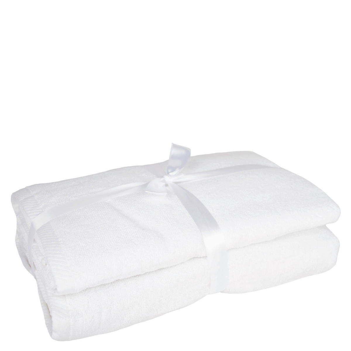 FROTTIERSET TIAGO Weiß 2-teilig  - Weiß, Basics, Textil (70/140cm) - Zoeppritz