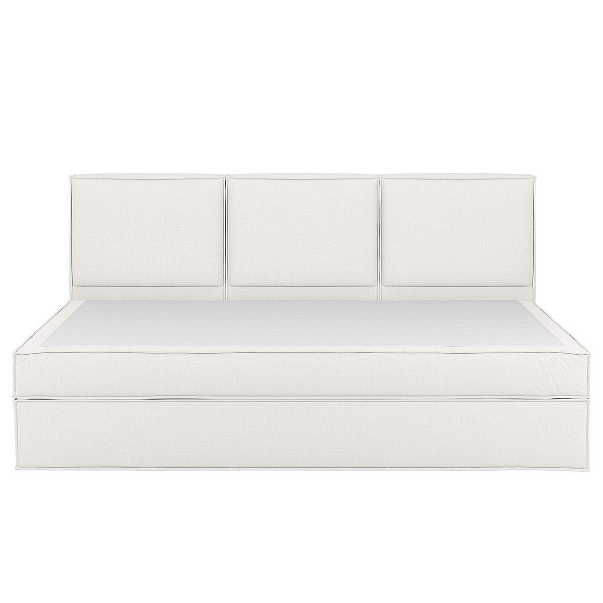 BOXSPRINGBETT 270/220 cm  in Creme  - Creme, Design, Textil (270/220cm) - home24