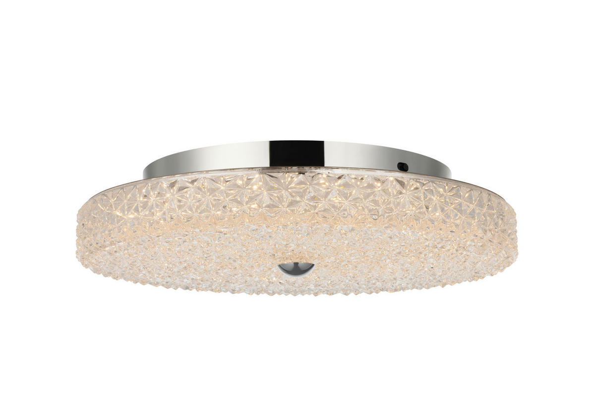 LED-TAKLAMPA 21 W 40/9,5 cm  - klar, Klassisk, metall/glas (40/9,5cm) - Glandor