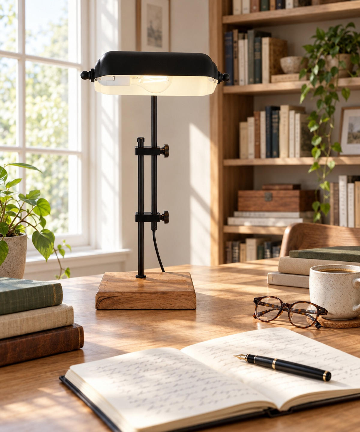 STOLNÍ LAMPA, 26,5/18,2/50 cm - Natur (26,5/18,2/50cm) - Globo