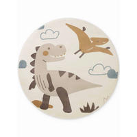 KINDERTEPPICH 160 cm Adventures Dinosaurier  - Multicolor/Creme, Design, Kunststoff/Textil (160cm) - Hanse Home