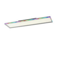 PLAFONIERĂ CU LED - alb, Design, plastic/metal (100/25/6cm)