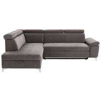KUTNA GARNITURA tekstil  taupe   - boje kroma/taupe, Konvencionalno, tekstil/metal (206/271cm) - Carryhome