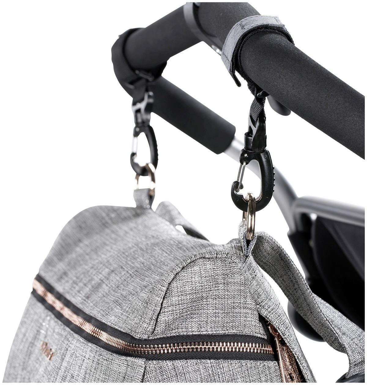 Wickeltasche Glam Rosie Bag  - Anthrazit, Basics, Textil (40/19/30cm) - Lässig