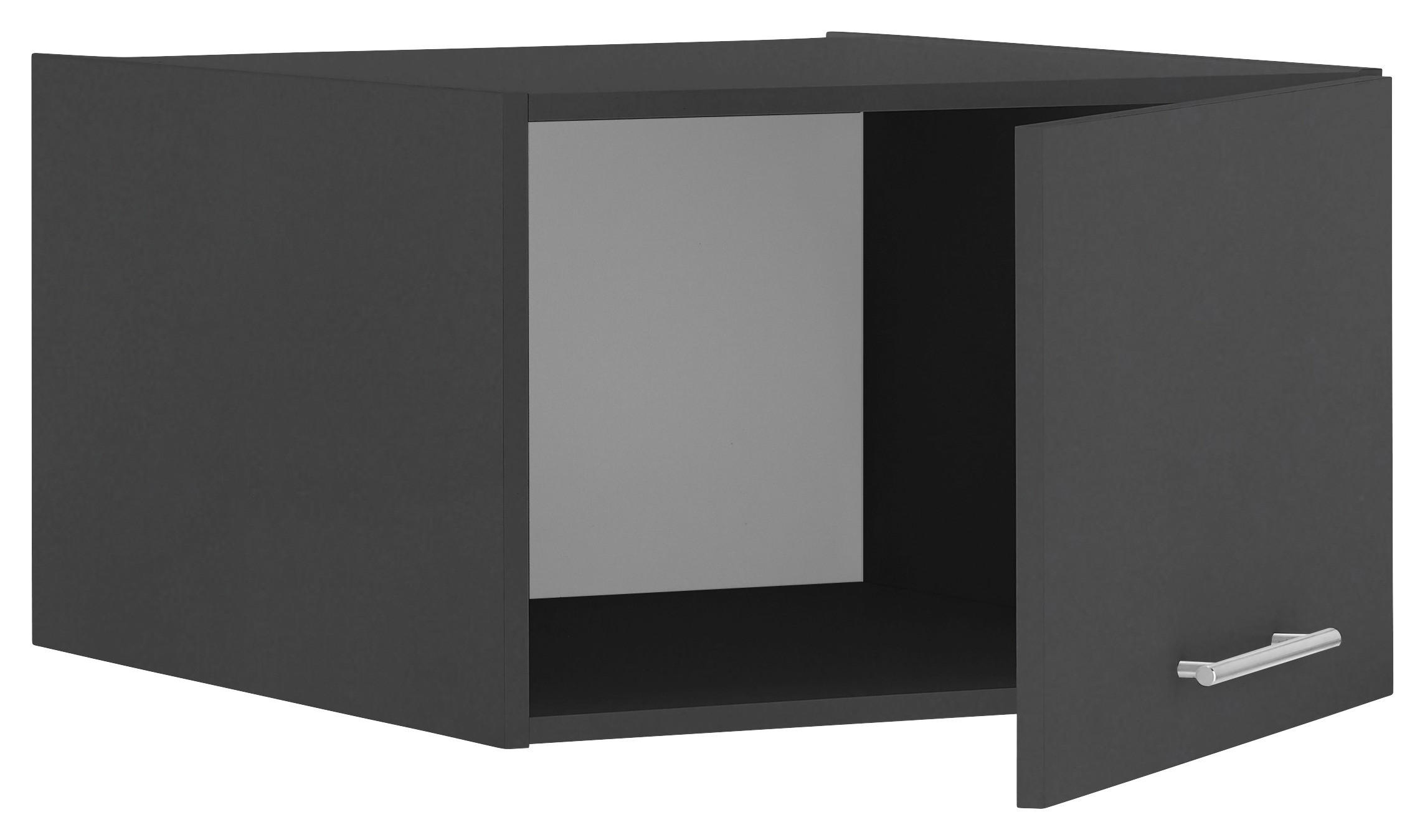AUFSATZSCHRANK 60/38/68 cm  in  - Chromfarben/Anthrazit, Design, Holzwerkstoff/Metall (60/38/68cm)