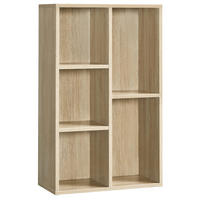 REGÁL, dub sonoma, 50/80/24 cm - dub sonoma, Basics, kompozitné drevo (50/80/24cm) - Boxxx