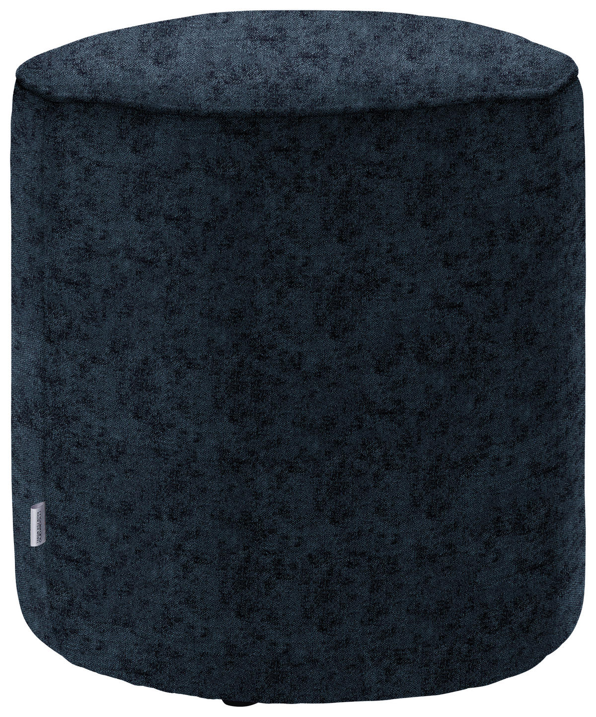 HOCKER in Textil Dunkelblau  - Dunkelblau, Design, Textil (44/46/44cm) - Belluti