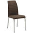 STUHL in Metall, Textil Braun, Edelstahlfarben - Edelstahlfarben/Braun, Design, Textil/Metall (44/98/65cm) - Novel STUHL in Metall, Textil Braun, Edelstahlfarben - Edelstahlfarben/Braun, Design, Textil/Metall (44/98/65cm) - Novel