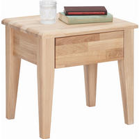 NACHTTISCH 50/48/40 cm  in massiv Wildeiche Eichefarben  - Eichefarben, Natur, Holz (50/48/40cm) - Linea Natura
