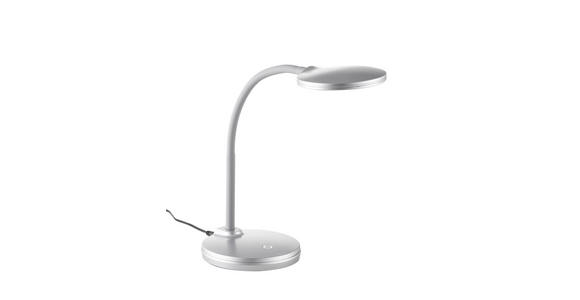 LED-TISCHLEUCHTE 18/13,2/35 cm - Silberfarben, Basics, Kunststoff (18/13,2/35cm) - Novel