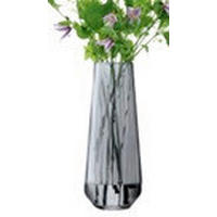 VÁZA, sklo, 16 cm - šedomodrá, Basics, sklo (14/14/36cm)