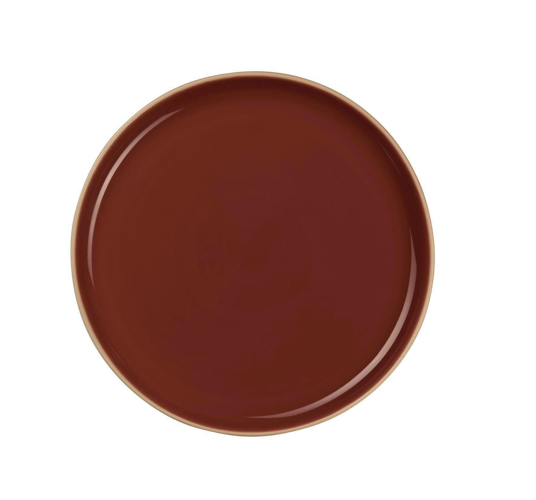 DESSERTTELLER Rot 21 cm Semana  - Rot, KONVENTIONELL, Keramik (21cm) - ASA