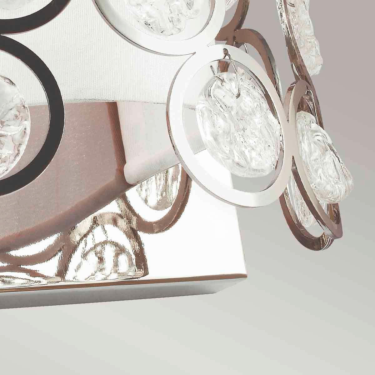 WANDLEUCHTE - Nickelfarben, Konventionell, Metall (19.1/33/15.2cm) - Elstead Lighting