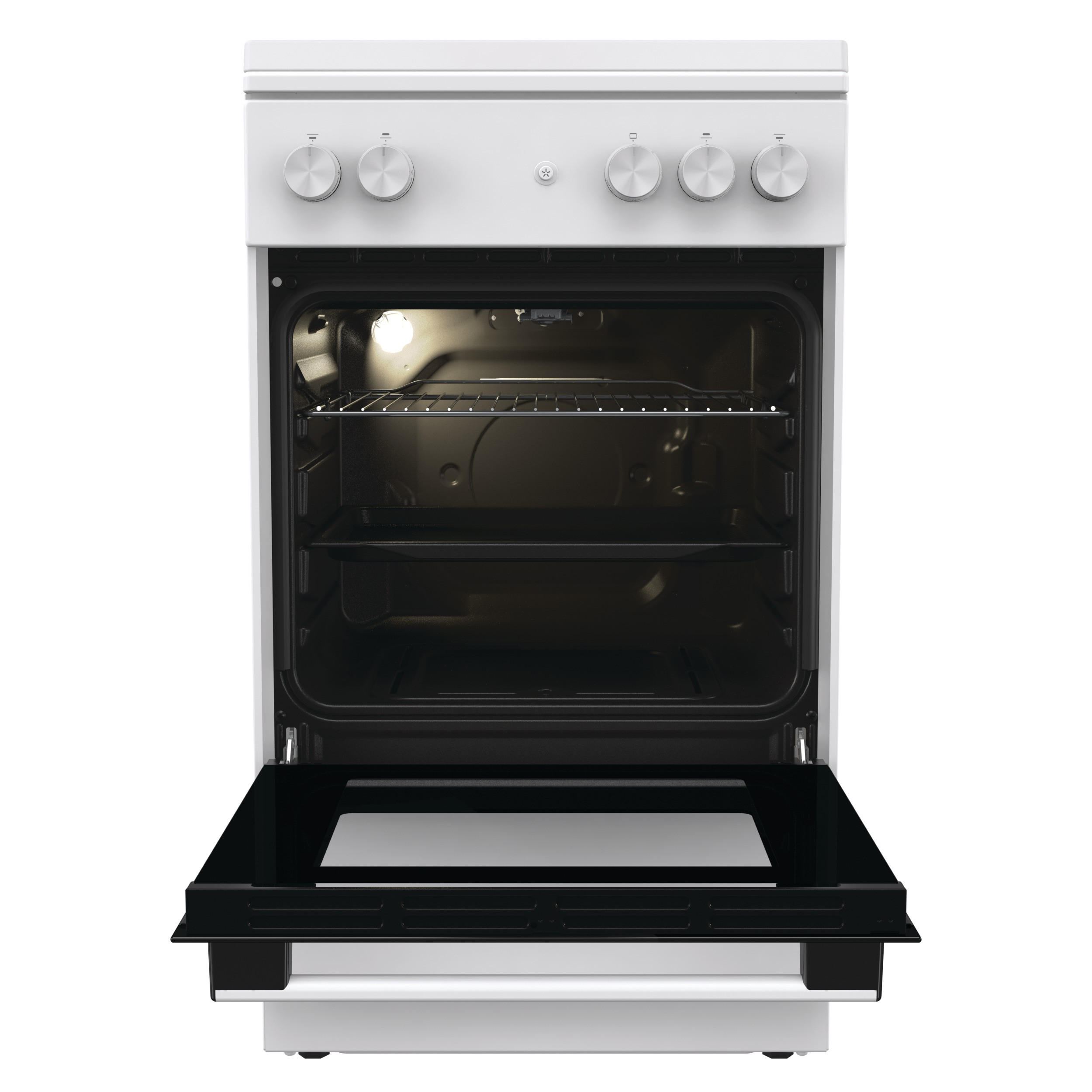 HERD GG5A13WH  - Weiß, Trend, Glas/Kunststoff (50/85/59,4cm) - Gorenje