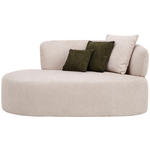 RÉCAMIERE Dunkelgrün, Beige Chenille  - Dunkelgrün/Beige, MODERN, Kunststoff/Textil (166/86/105cm) - Hom`in