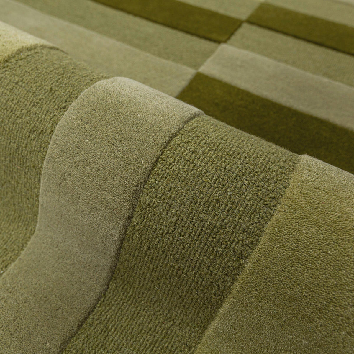 WOLLTEPPICH 200/290 cm Eldon Grün oval  - Grün, Basics, Textil (200/290cm) - Flair Rugs