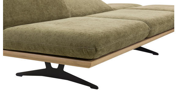 SCHLAFSOFA Palermo in Grün, Eichefarben  - Eichefarben/Beige, Design, Holz/Textil (204/92/90cm) - Dieter Knoll