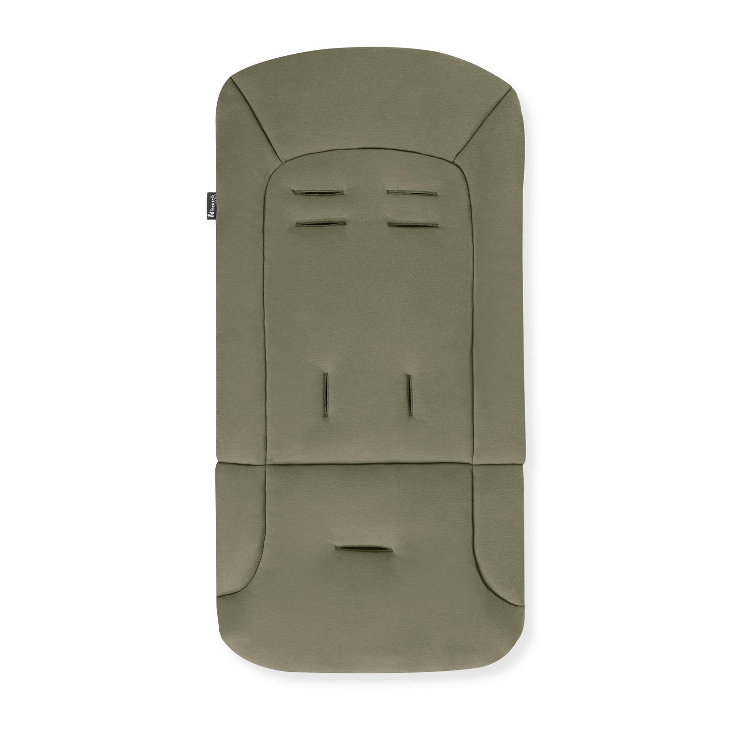KINDERWAGENEINLAGE Seat Liner  - Olivgrün, Basics, Kunststoff (70/37/3cm) - Hauck