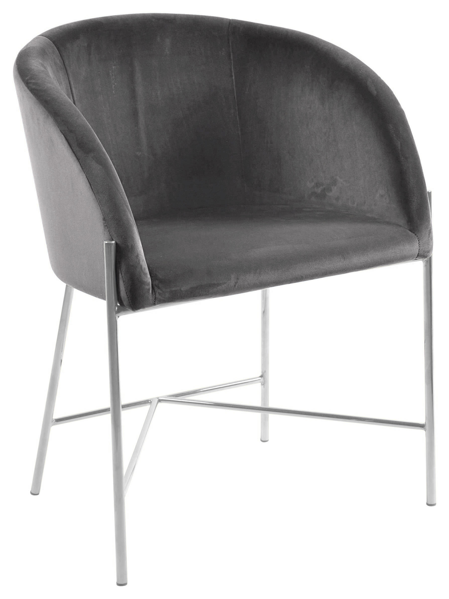 Armlehnstuhl in Dunkelgrau