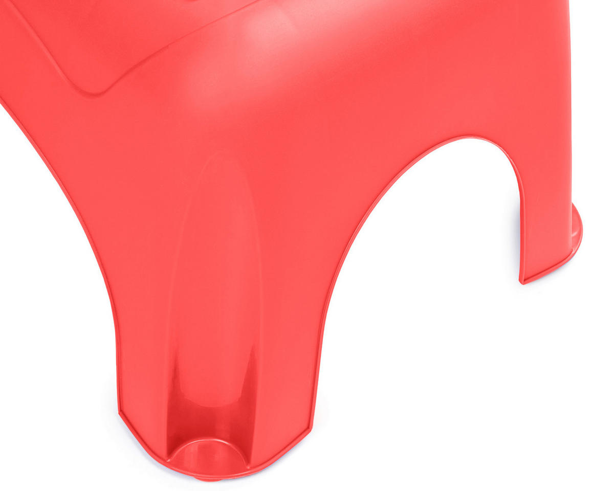 TRITTHOCKER  - Pink/Koralle, Basics, Kunststoff (44/23,5/31cm)