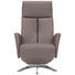 RELAXSESSEL in Textil, Leder Hellgrau - Chromfarben/Hellgrau, Design, Leder/Textil (71/105/75cm) - Welnova RELAXSESSEL in Textil, Leder Hellgrau - Chromfarben/Hellgrau, Design, Leder/Textil (71/105/75cm) - Welnova