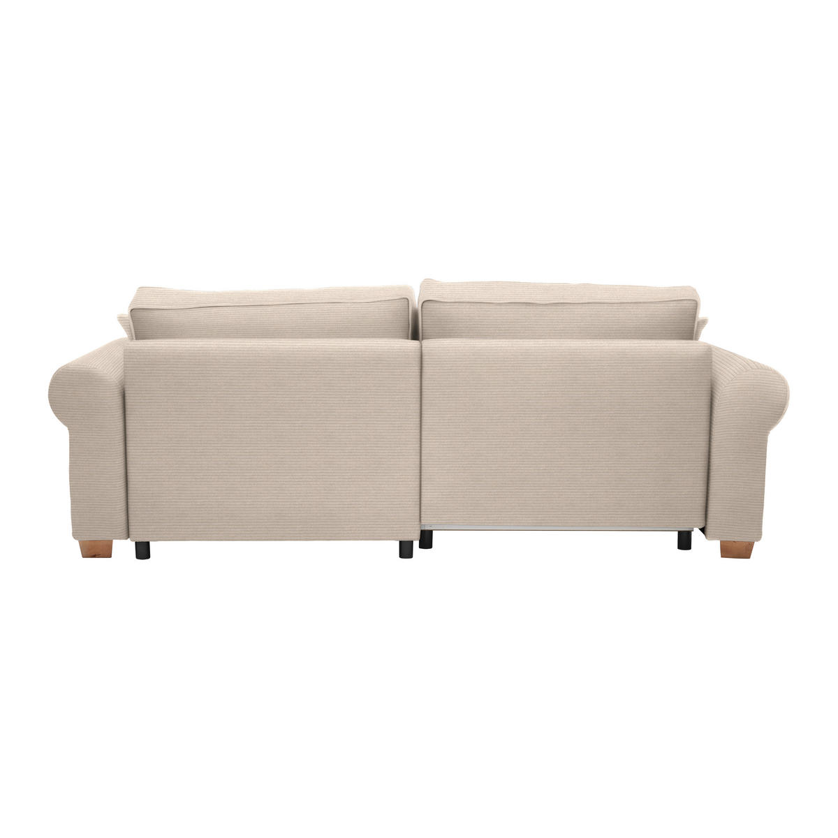 HÖRNSOFFA i cremefärgad  - cremefärgad, Modern, trämaterial/trä (255/185cm) - MID.YOU