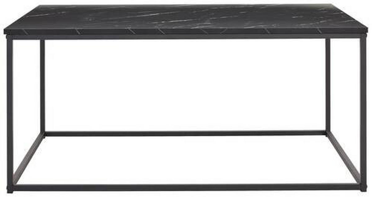 COUCHTISCH in Metall, Holzwerkstoff  - Schwarz, Design, Holzwerkstoff/Metall (100/45/60cm) - MID.YOU