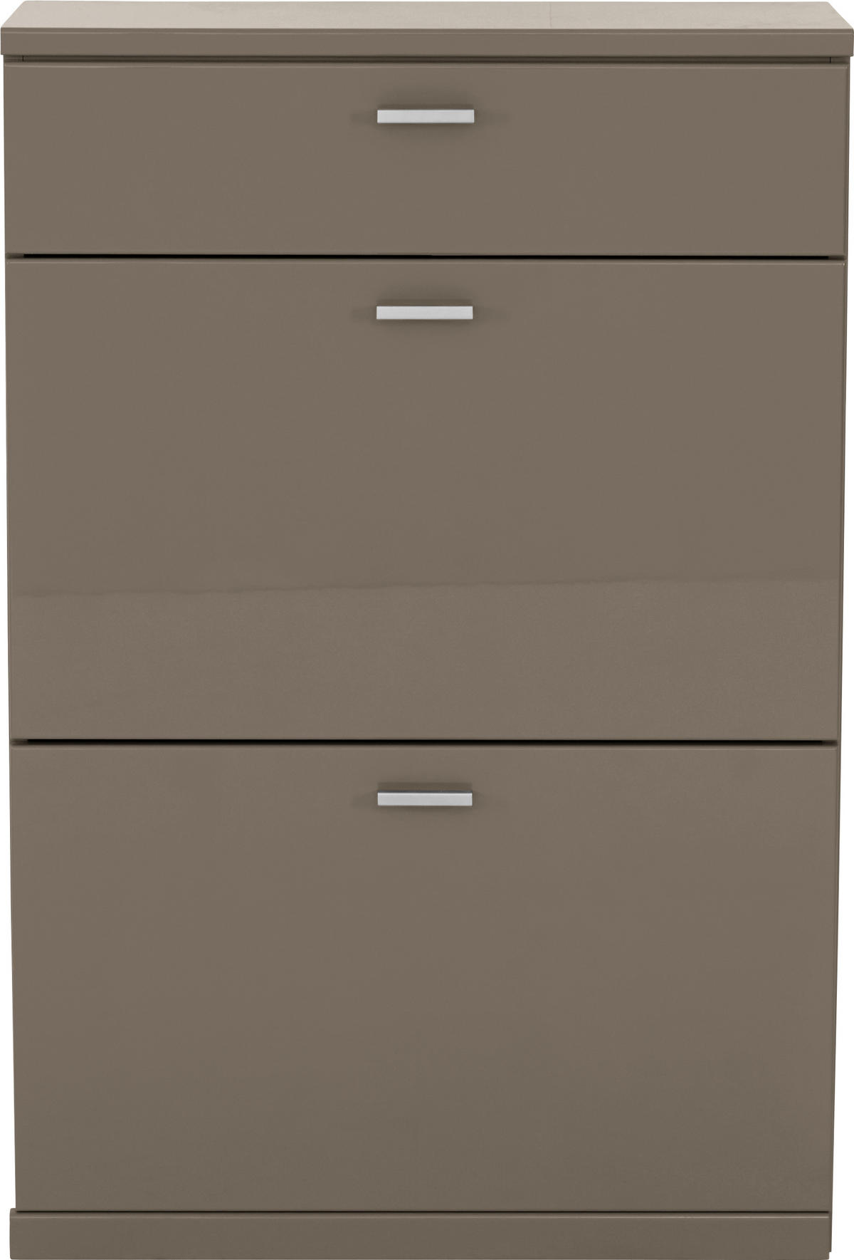 SCHUHSCHRANK  in 75/112,7/29,5 cm  - Edelstahlfarben/Schlammfarben, Design, Holzwerkstoff/Metall (75/112,7/29,5cm) - Invivus