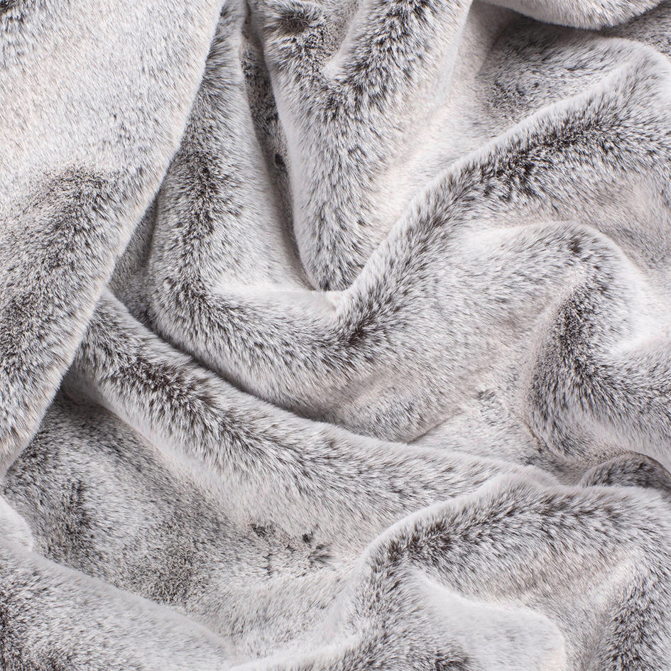 FELLDECKE FUR 130/170 cm  - Schlammfarben/Grau, Design, Textil (130/170cm) - Joop!