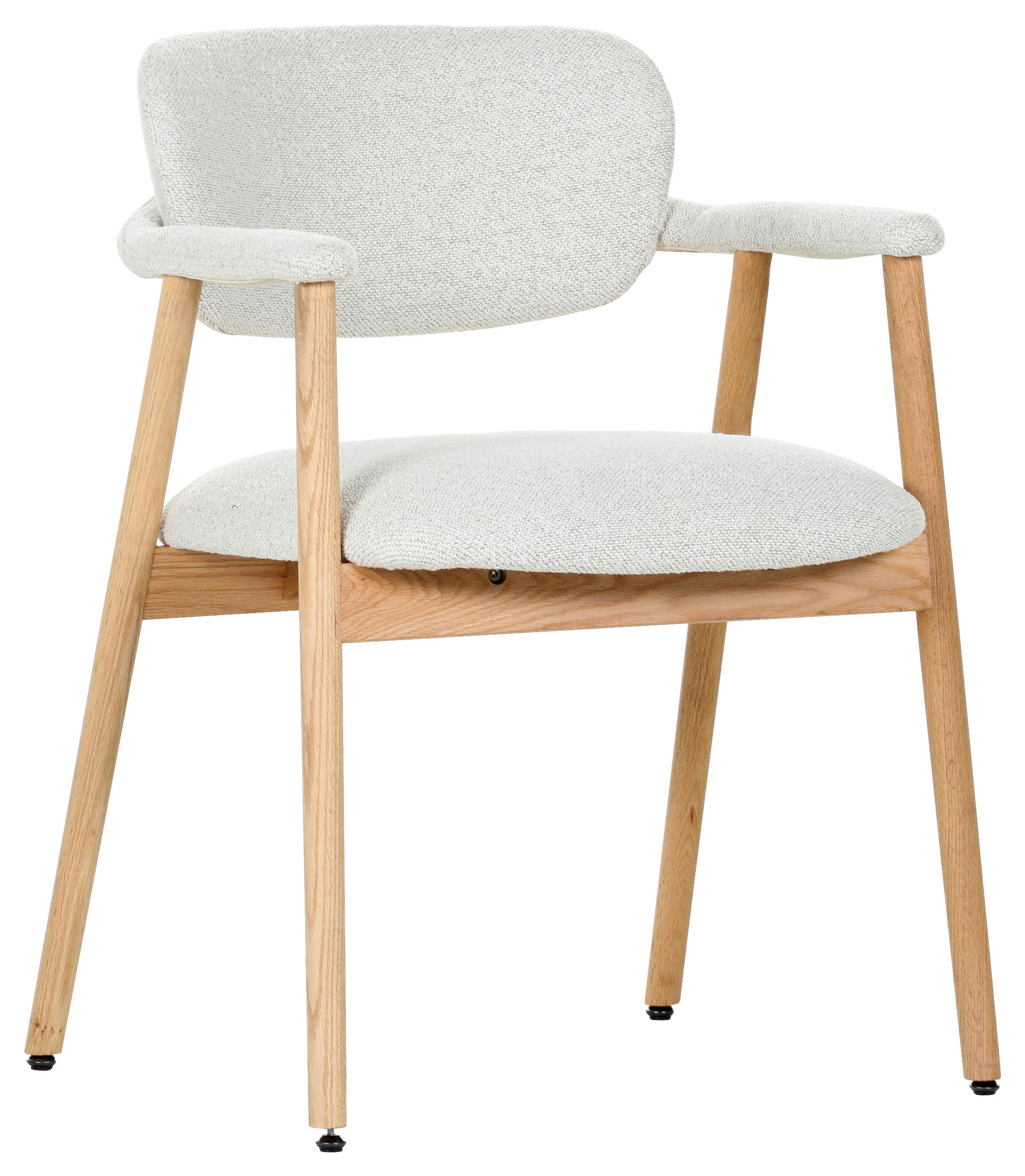 ARMLEHNSTUHL     - Beige/Naturfarben, MODERN, Holz/Textil (59/78/57cm) - Livetastic