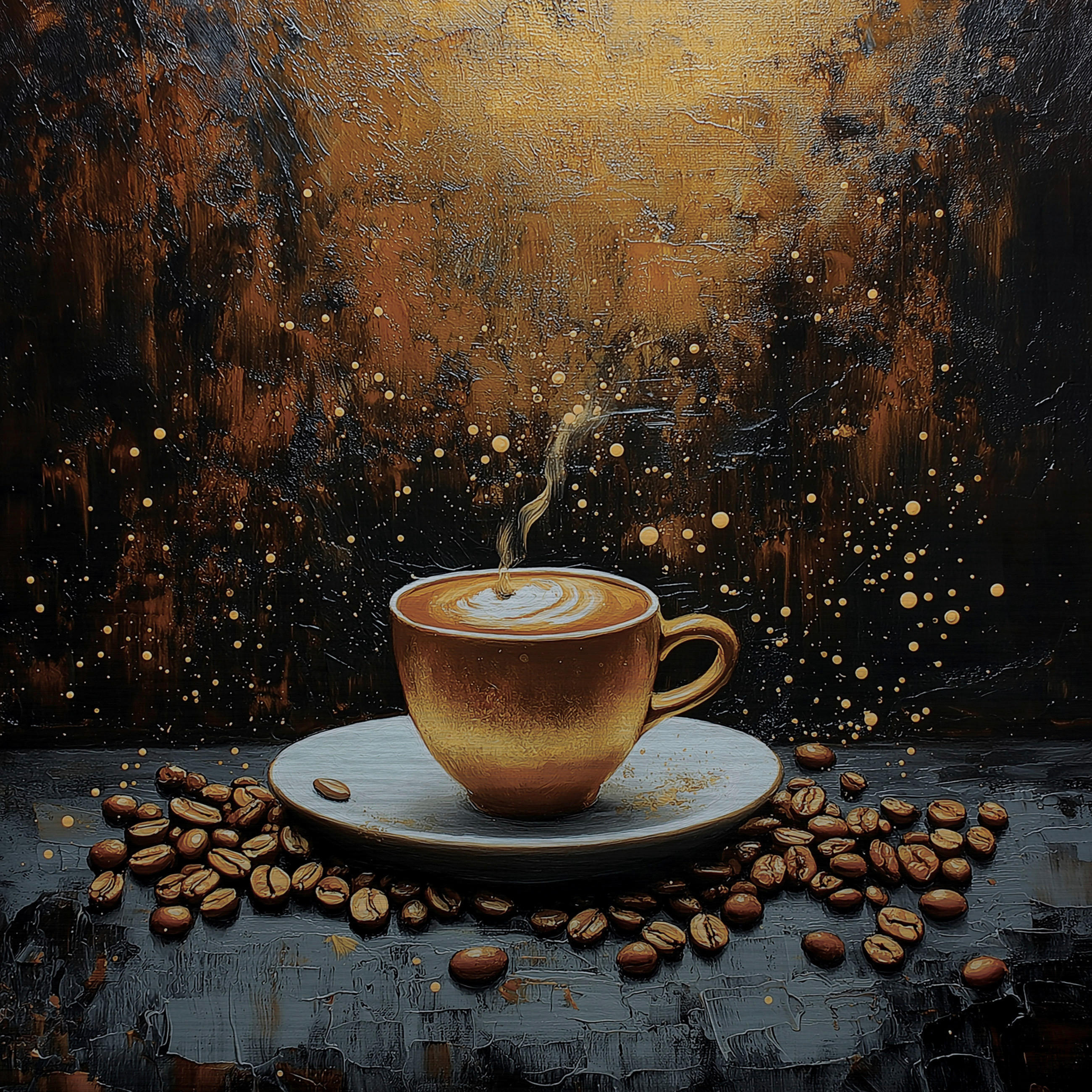 Euroart OBRAZ NA KOVU, jídlo a pití, 30/30/2 cm