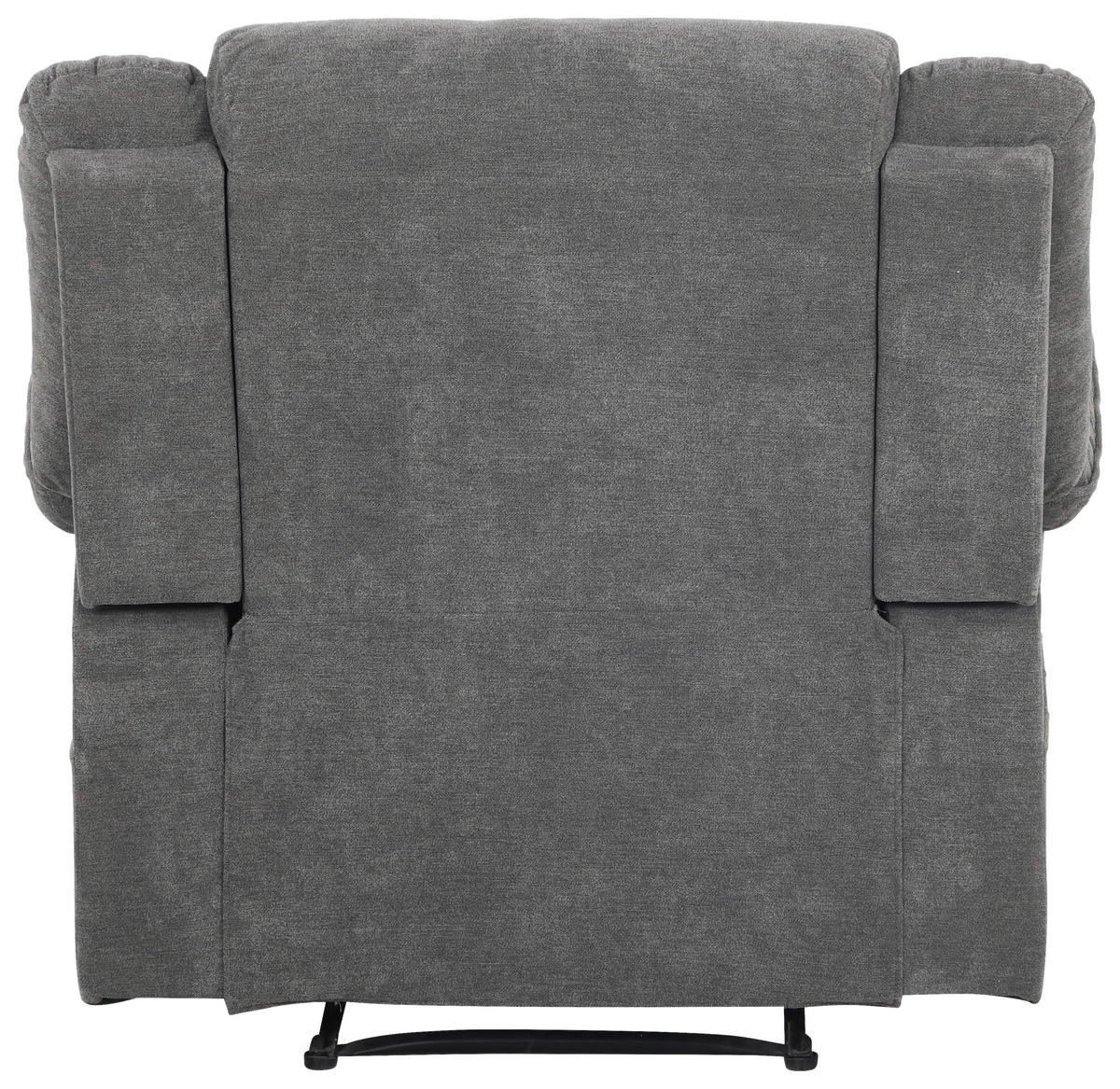 TELEVIZNÍ KŘESLO, textil, šedá - šedá/černá, Basics, textil/plast (94/101/90cm) - P & B