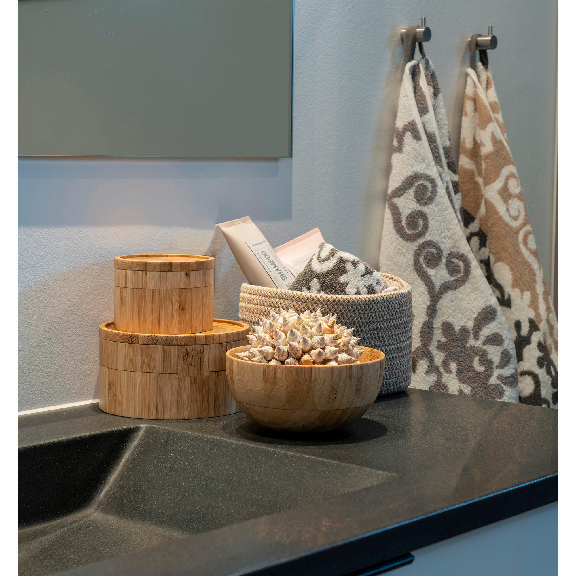 AUFBEWAHRUNGSBOXEN-SET Chefalu Storage Box  - Naturfarben, Basics, Naturmaterialien