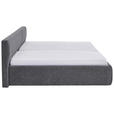 POLSTERBETT Bettkasten, Lattenroste Grau 180/200 cm  - Birkefarben/Buchefarben, Design, Holz/Textil (180/200cm) - Xora