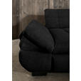 ECKSOFA in Mikrofaser Anthrazit  290/198 cm  - Anthrazit/Schwarz, Design, Textil/Metall (290/198cm) - Xora