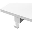 SCHREIBTISCH 120/80/75 cm  in Weiß  - Weiß, MODERN, Holzwerkstoff/Metall (120/80/75cm) - Carryhome